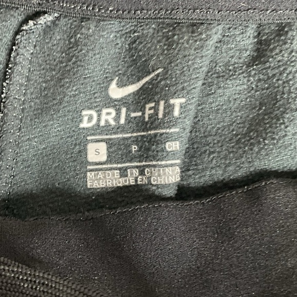 Nike Pants men’s size Small Gray Therma Training Athletic Zip Ankles - Picture 7 of 7